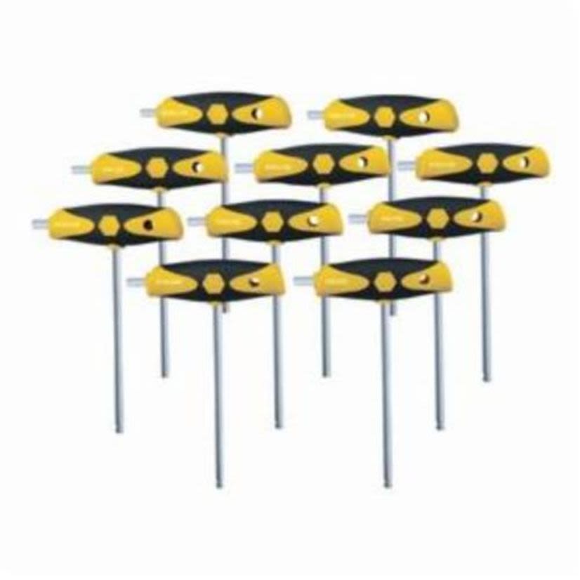 Wiha 54095 8 Piece Softgrip Dual Drive Metric T-Handle Set